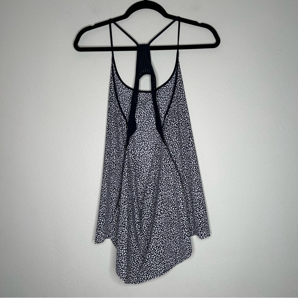 Lululemon Stride To Tide Tank Miss Mosaic Black Size 10 - Picture 2 of 5